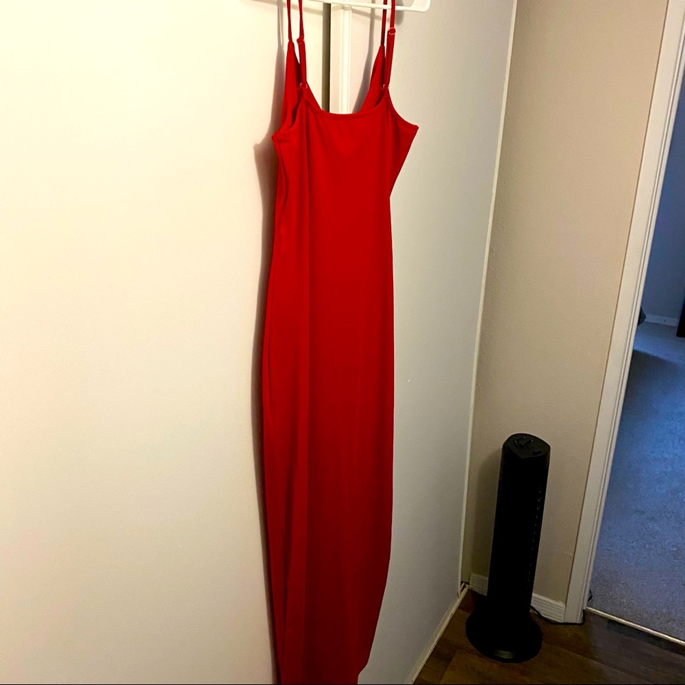 Long Red Dress